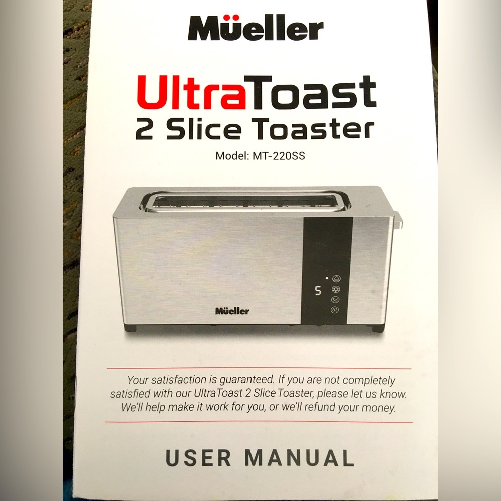Meuller Ultra Toast 2 Slice toaster
